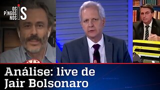 Comentaristas analisam a live de Jair Bolsonaro de 22/10/20