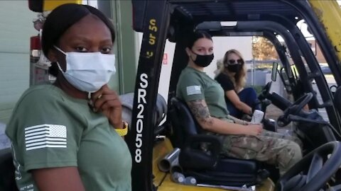 National Guardswomen turn duty at Akron Canton Regional Foodbank into full-time jobs