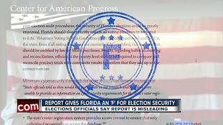 New report gives Florida an "F" for election security