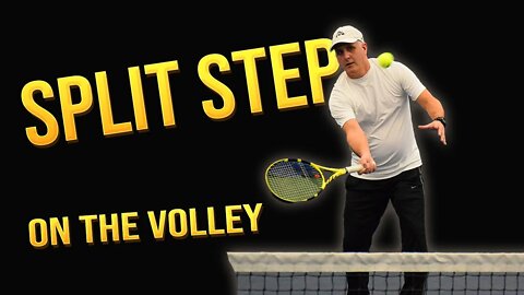 Tennis serve and volley split step self analysis & solution