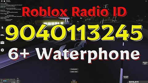 Waterphone Roblox Radio Codes/IDs