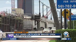 Flagler Memorial Bridge reopened in West Palm Beach