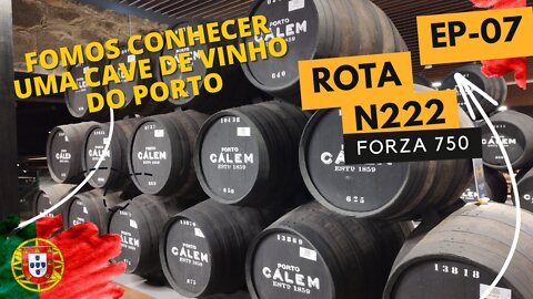 🍷Como é uma CAVE de VINHO DO PORTO | CAVES CALÉM | EP - 07