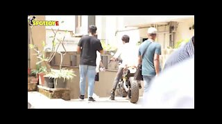 Shahid Kapoor heads out for a bike ride in the city | SpotboyE