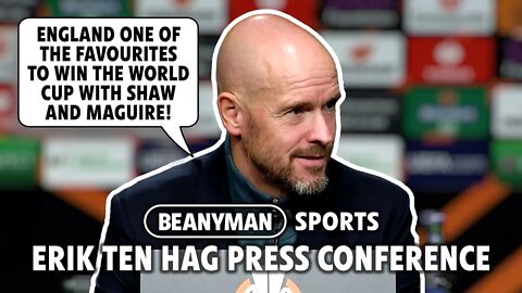 'England one of FAVOURITES to win World Cup with Shaw and Maguire!' | Villa v Man Utd | Erik ten Hag
