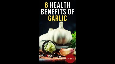 6 health benefits of GARLIC !!! why you should eat regularly #shorts