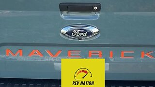 Ford Maverick tailgate lettering installation tutorial