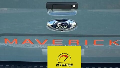Ford Maverick tailgate lettering installation tutorial