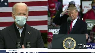 Biden campaign amid Trumps positive coronavirus result