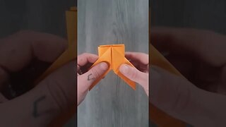 Origami DIY paper Pacman with Ski #shorts