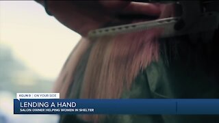 Hair salon owner helps community