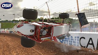Lanier Dirt Shenanigans: iRacing 305 Sprint Car Mayhem (Full Race)