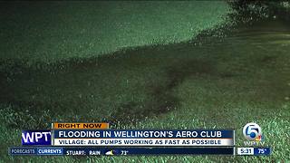 Aero Club Community in Wellington receives significant rainfall