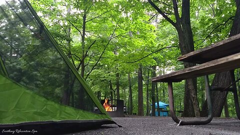 5-Minute Relaxing Campground Ambience at Cunningham Falls State Park in Thurmont, Maryland