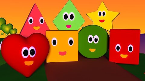 Shapes Song | Crayons Nursery Rhymes | Baby Songs | Kids Rhyme