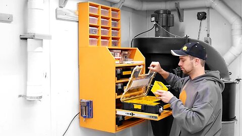 DIY Hardware Storage | Ultimate Screw and Fastener Wall Storage Organizer