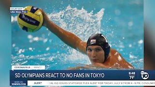 SD Olympians react to no fans in Tokyo