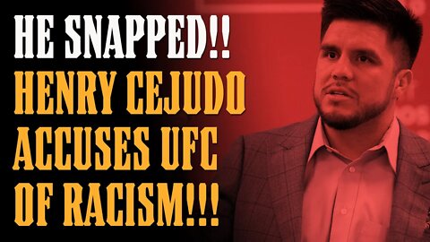 BREAKING!!! Henry Cejudo SNAPS & Accuses Dana White of RACISM!!!