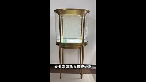 Free Standing Oval Jewelry Display Tower