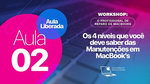 Aula 2 - Os 4 níveis que você deve saber das Manutenções em MacBook’s