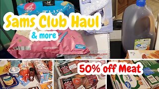 Sams Club / Walmart / Aldi Haul | On sale Meat | Family of 5 | Meal Plan | Week of groceries