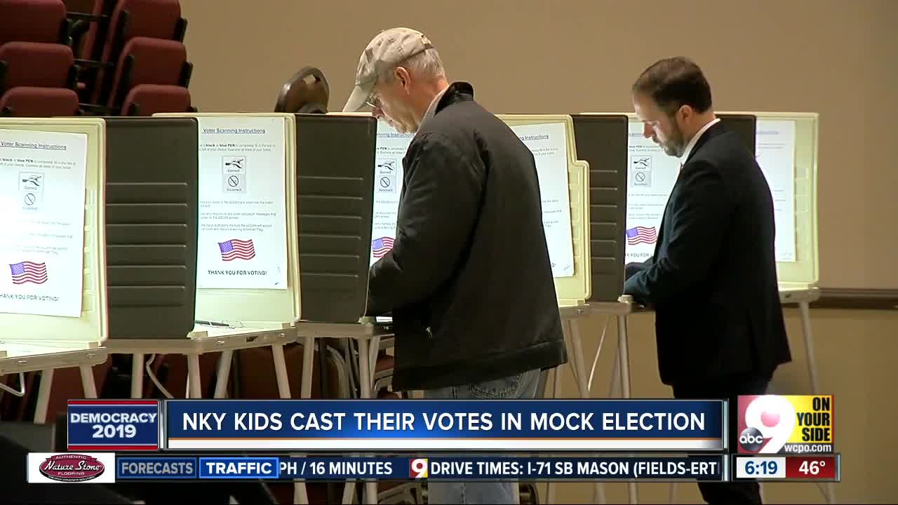 NKY kids cast their vote in mock election