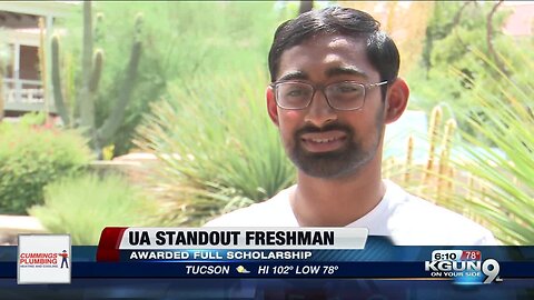 UA Freshman Parneeth Nandamuri received full scholarship; valedictorian of high school