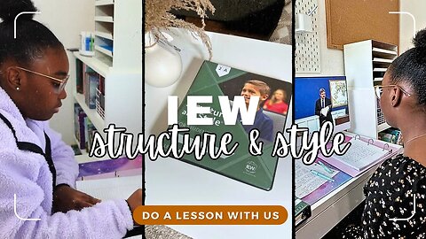 DO A HOMESCHOOL LESSON WITH US // IEW Structure & Style 2A // Middle Grade Writing Curriculum
