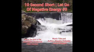 10 Second Short Of Let Go Of Negative Energy | #meditation #shorts #shortsvideo #waterfall #9