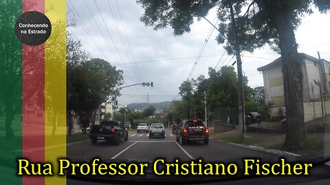 🚗 ☁️ Dirigindo por Porto Alegre, rua Professor Cristiano Fischer