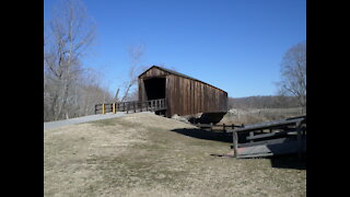 Civil War era Mill and Covered Bridge.