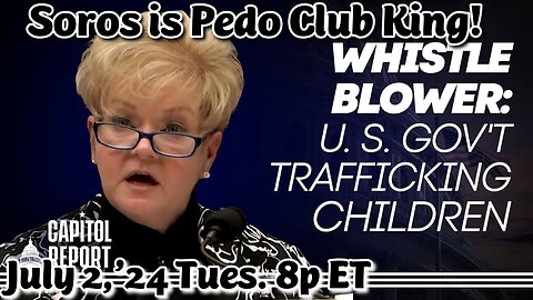 LIVE! Jul.2,'24 Tues. 8p ET: We must Save Our Children! We must protect them from violence! It is our duty to prevent under age Gender mutilation! We must stop the Child Sex Slavery Traffickers!