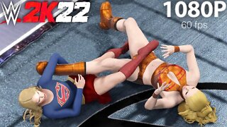 WWE 2K22 | SUPERGIRL V SAMUS ARAN! | Requested Leg Submission Iron Woman Match [60 FPS PC]