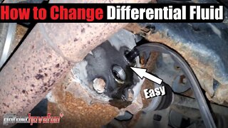 How to Change rear Differential Fluid | AnthonyJ350