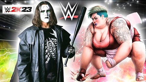 🔥WWE 2K23 - Sting (Steve Borden) vs. Sumo Girl : WWE2K Sept 13, 2023
