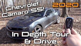 2020 Chevrolet Camaro SS: Start Up, Test Drive & In Depth Tour