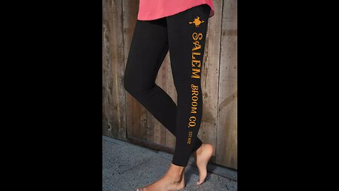 Halloween Salem 1692 Skinny Leggings Black for Women