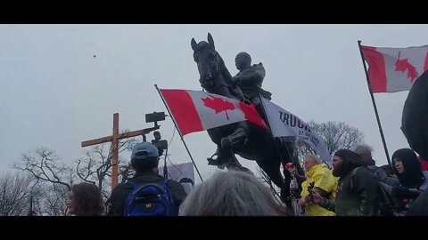 Chinese Canadian Ladys Dire Warning To Canadians At Freedom Rally March 19th 2022 Toronto