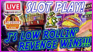 🔴 LIVE SLOT PLAY! J'S LOW ROLLIN' WEDNESDAY REVENGE JACKPOTS! EPISODE 13!