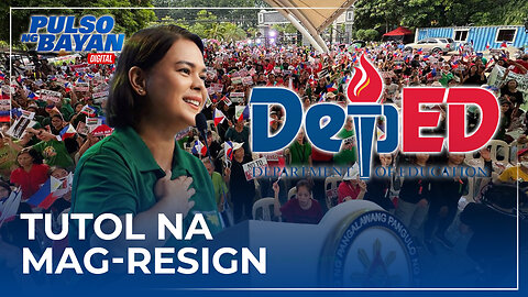 Mayorya sa mga Pilipino, tutol na mag-resign si VP Sara bilang DepEd secretary
