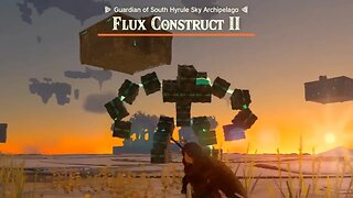 Defeating Flux Construct II (Guardian of South Hyrule Sky Archipelago) - Zelda: Tears of the Kingdom