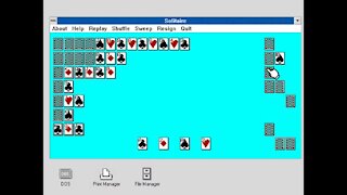 Solitaire on OS/2 1.2