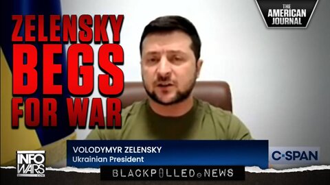 Zelenski Begs America To Launch WW3 In Emotional Appeal To Congress