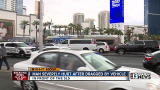 Man hurt after being dragged by a vehicle