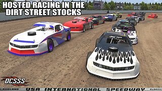 Hosted Street Stocks at USA Int. Speedway - iRacing Dirt #dirtracing #iracingdirt #streetstock