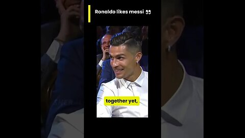Ronaldo likes Messi.#shortsvideo #shorts #short