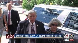 Missouri governor looks to name Lt Gov