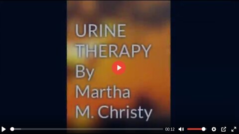 URINE THERAPY - CURING CANCER, ALLERGIES, ARTHRITIS MM - MARTHA CHRISTY