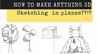 How to DRAW ANYTHING in 3D // Sketching in Planes