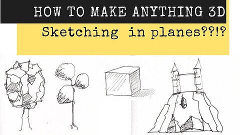 How to DRAW ANYTHING in 3D // Sketching in Planes